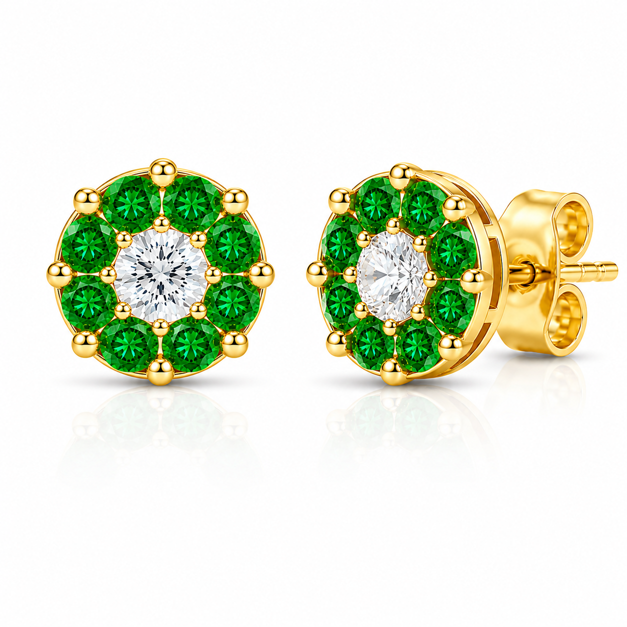 Magic Earrings Yellow Gold