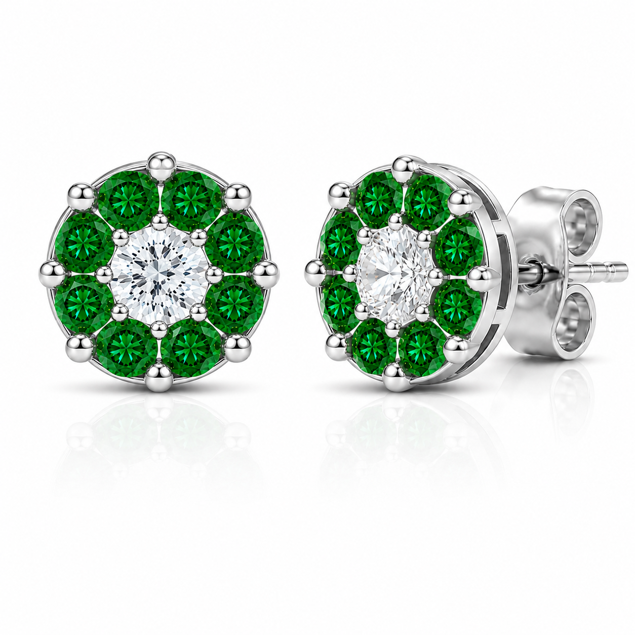 Magic Earrings White Gold