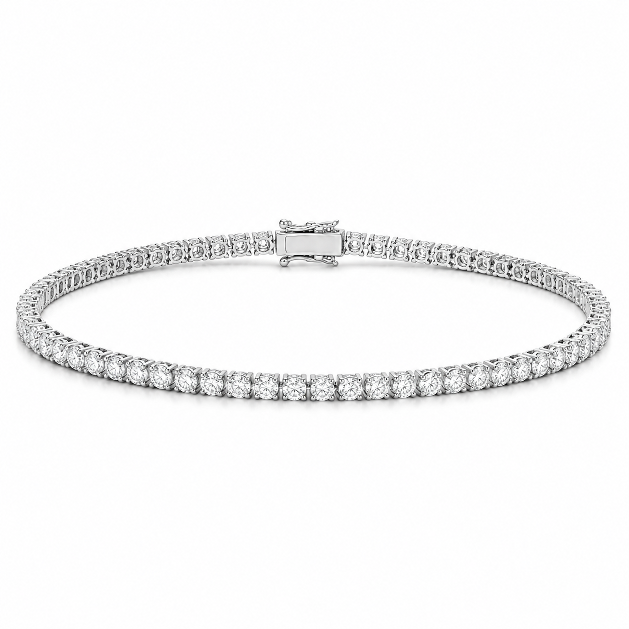 Diamond Tennis Bracelet White Gold