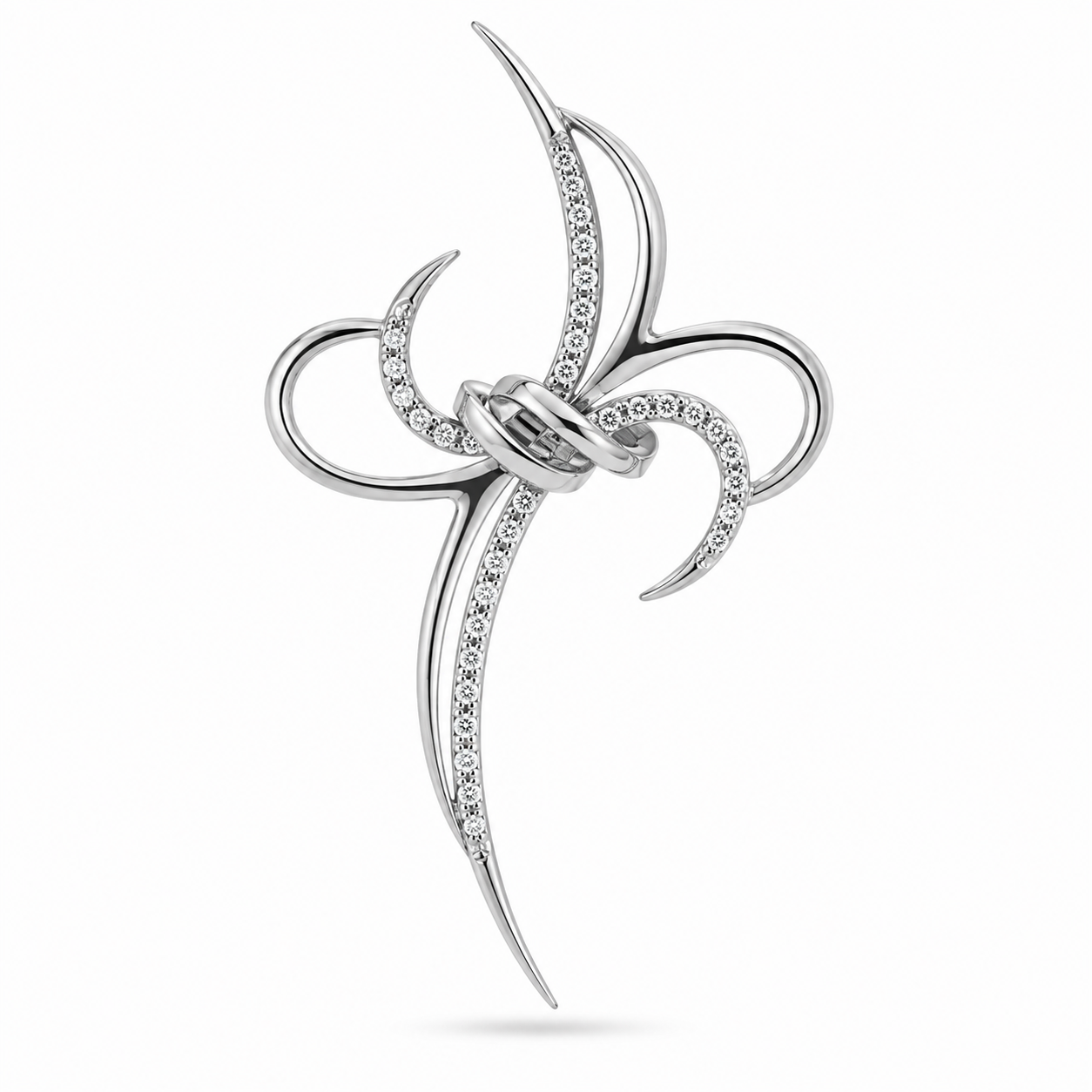 Diamond Cross White Gold