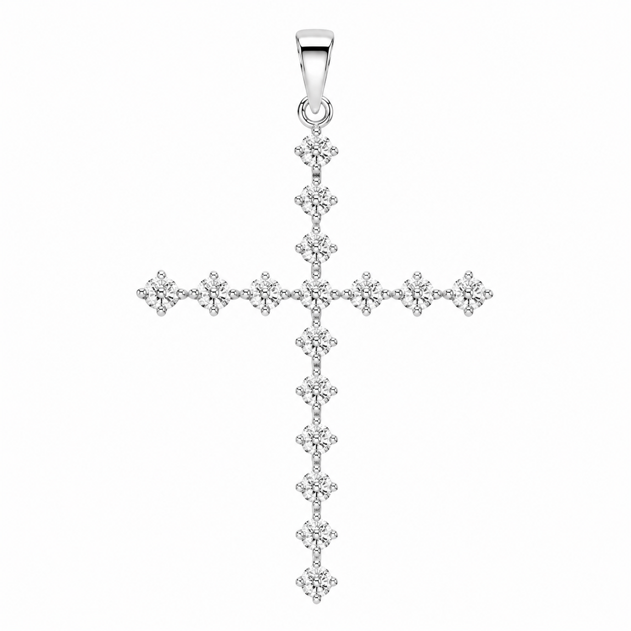 	Diamond Cross White Gold