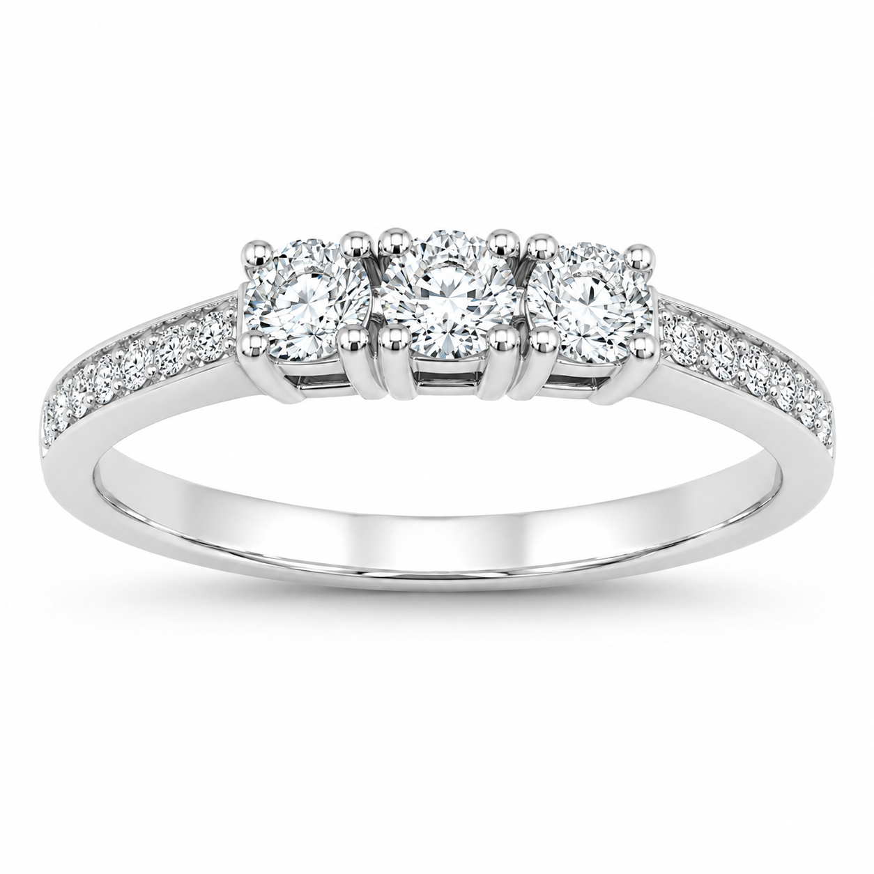 Diamond Trilogy Ring
