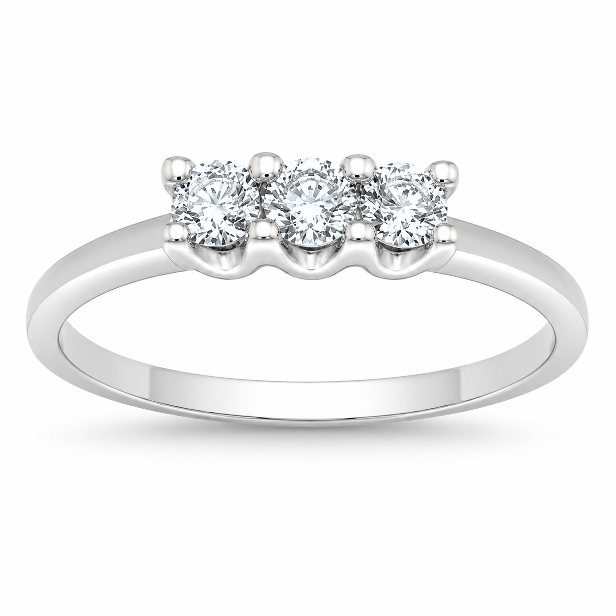 Classic Diamond Trilogy Ring