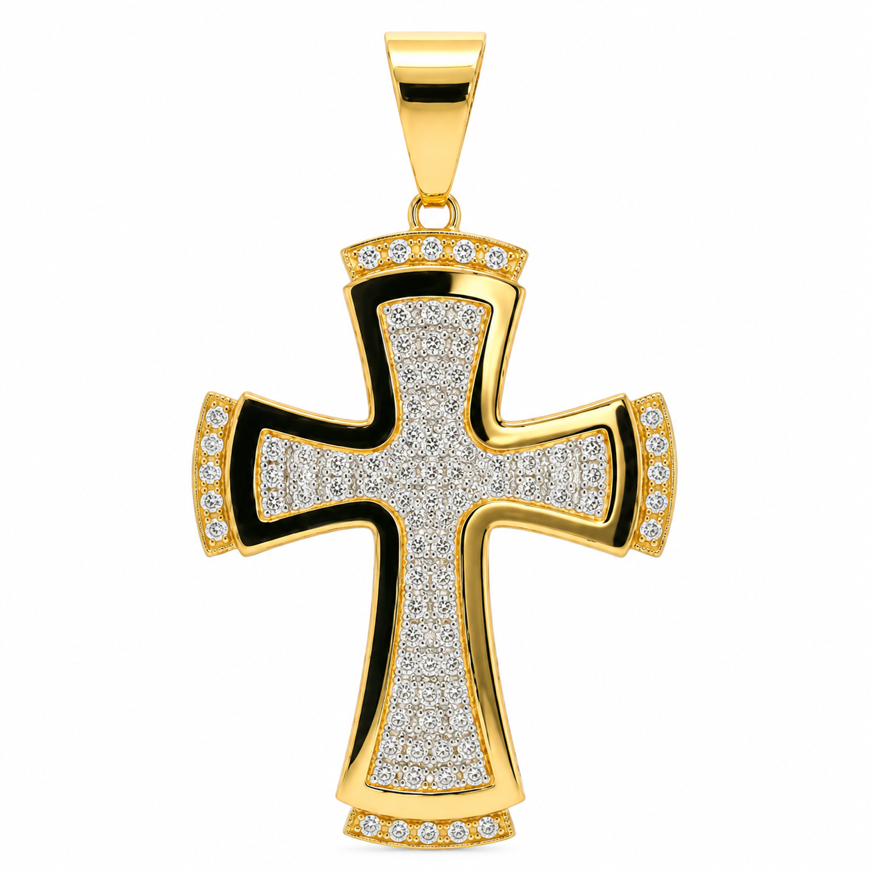 Croce Scudo Oro Giallo