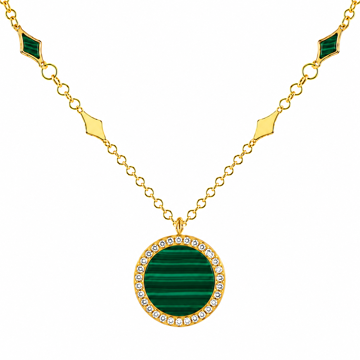 Sun Malachite Necklace